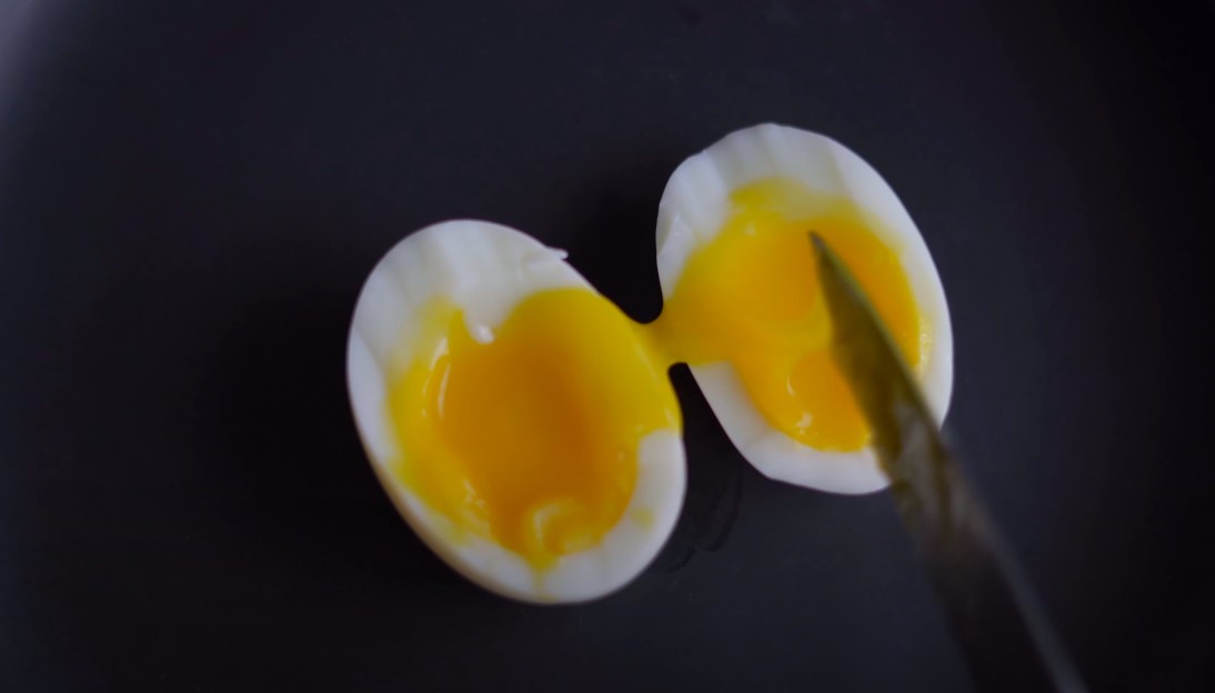 Mushroom congee with eggs